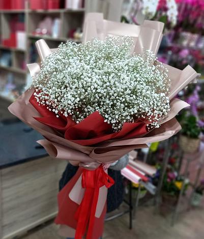 Букет цветов из: Гипсофила в Кировский