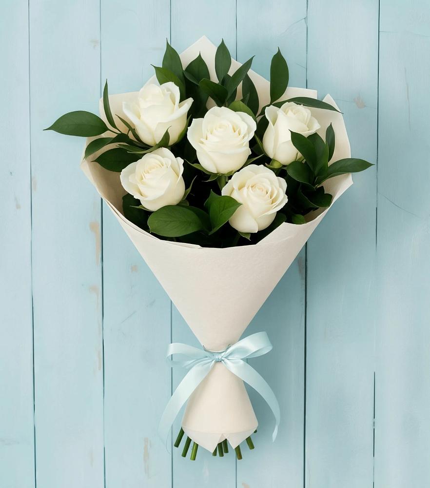 Букет цветов из: Розы в Кировский