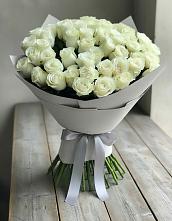 Букет 35 Белых роз #REPLACE_PRED# Кировский