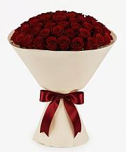 Букет 101 Бордовая роза Блэк Бакарра в Кировский
