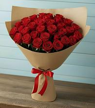 Букет Красные розы Милано в Кировский
