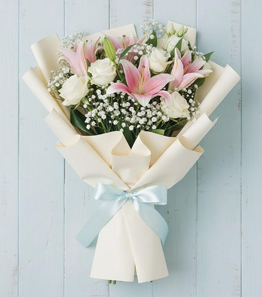 Букет цветов из: Лилии в Кировский