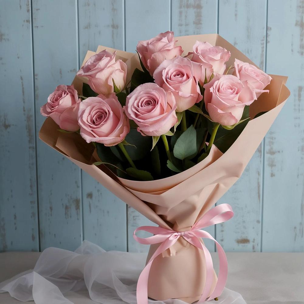 Букет цветов из: Розы в Кировский