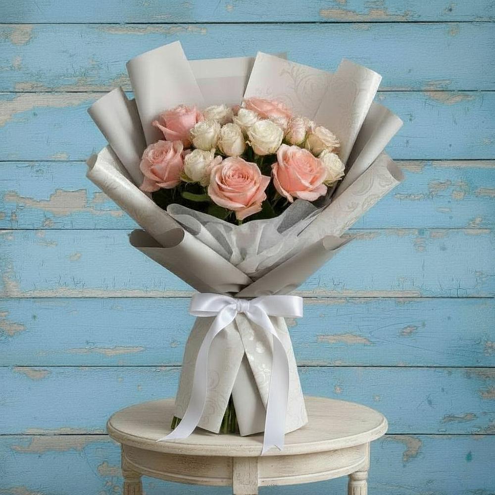 Букет цветов из: Розы в Кировский