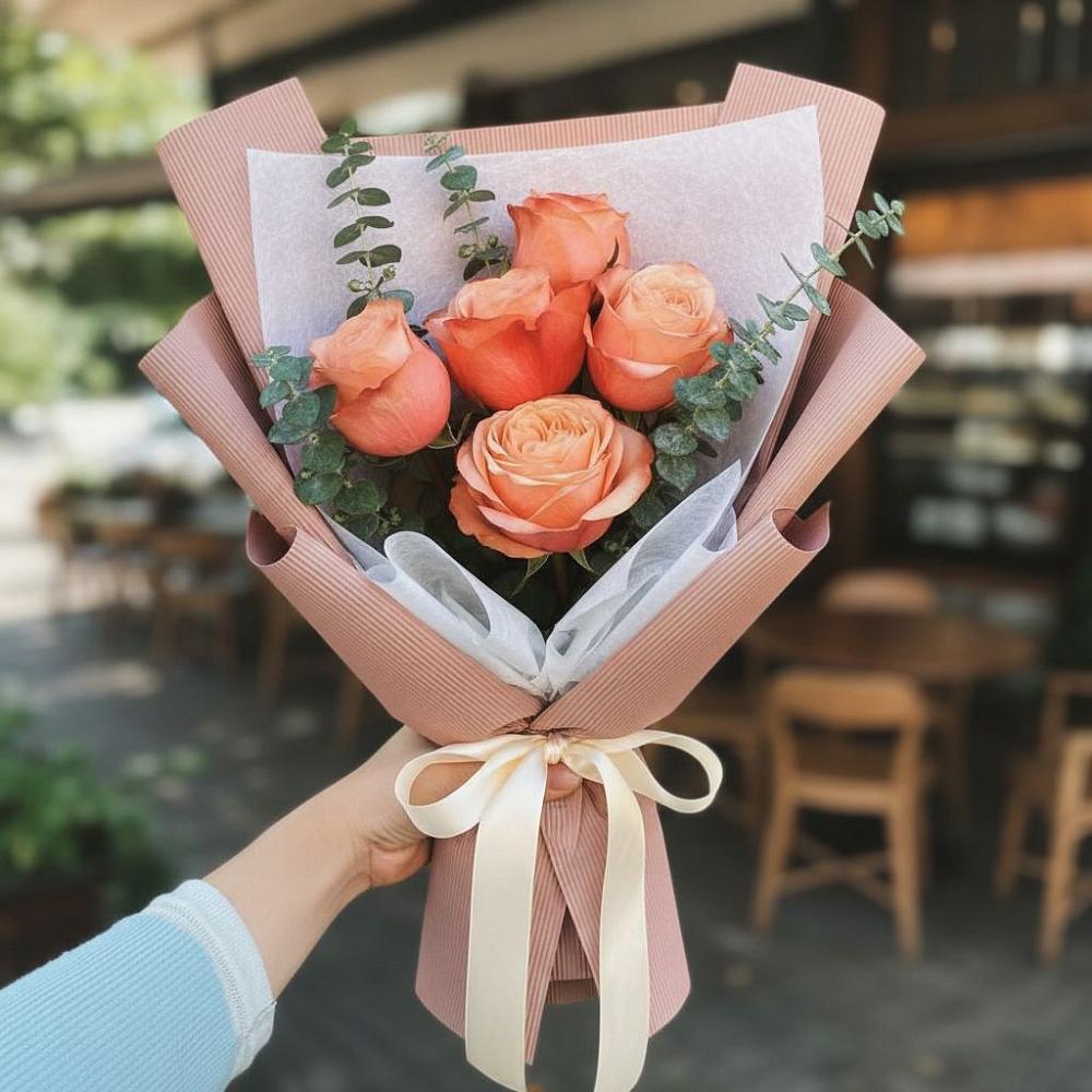 Букет цветов из: Розы в Кировский