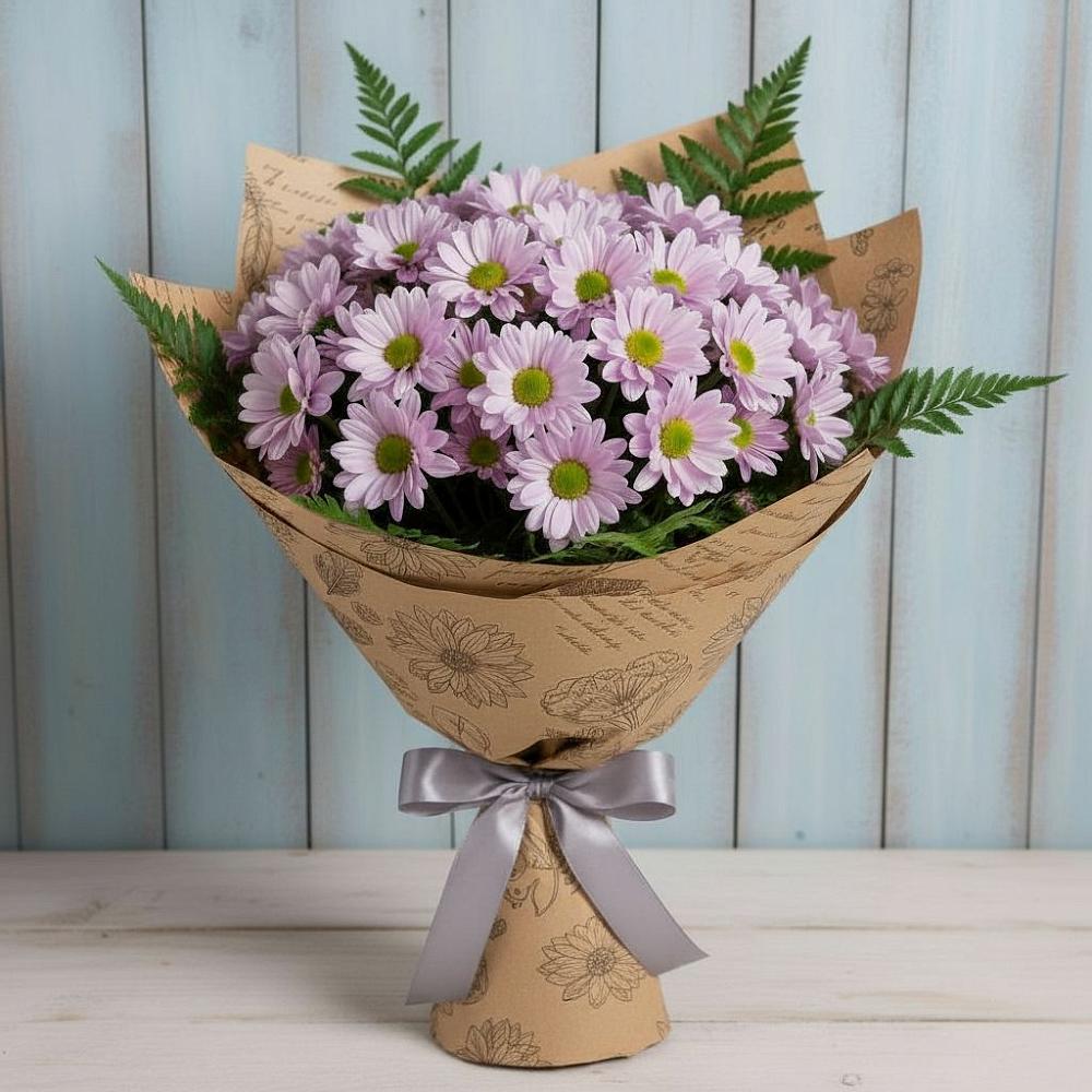 Букет цветов из: Хризантемы в Кировский