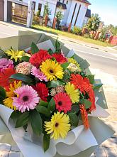 Букет цветов из:  Герберы #REPLACE_PRED# Кировский