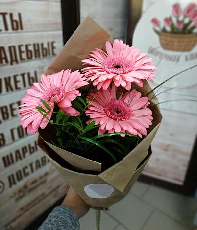 Букет цветов из: Герберы в Кировский
