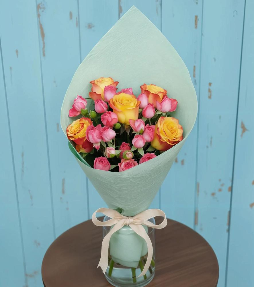 Букет цветов из: Розы в Кировский