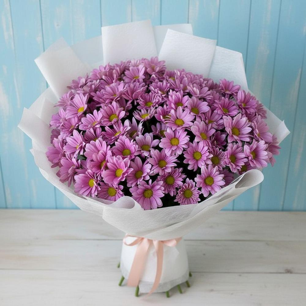 Букет цветов из: Хризантемы в Кировский