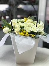 Цветочная композиция из Розы  в Кировский
