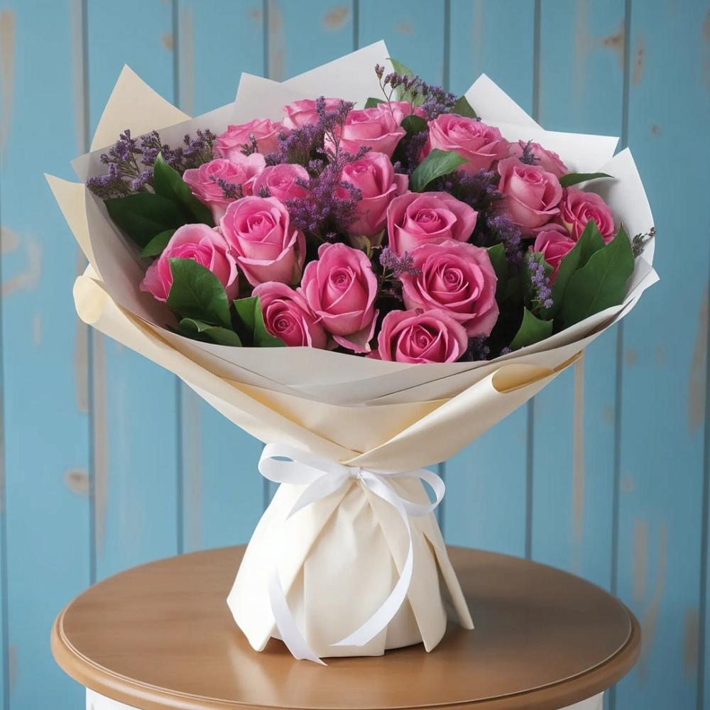 Букет цветов из: Розы в Кировский