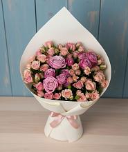 Букет цветов из:  Розы в Кировский