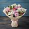 Букет цветов из: Хризантемы, Альстромерии и Розы в Кировский